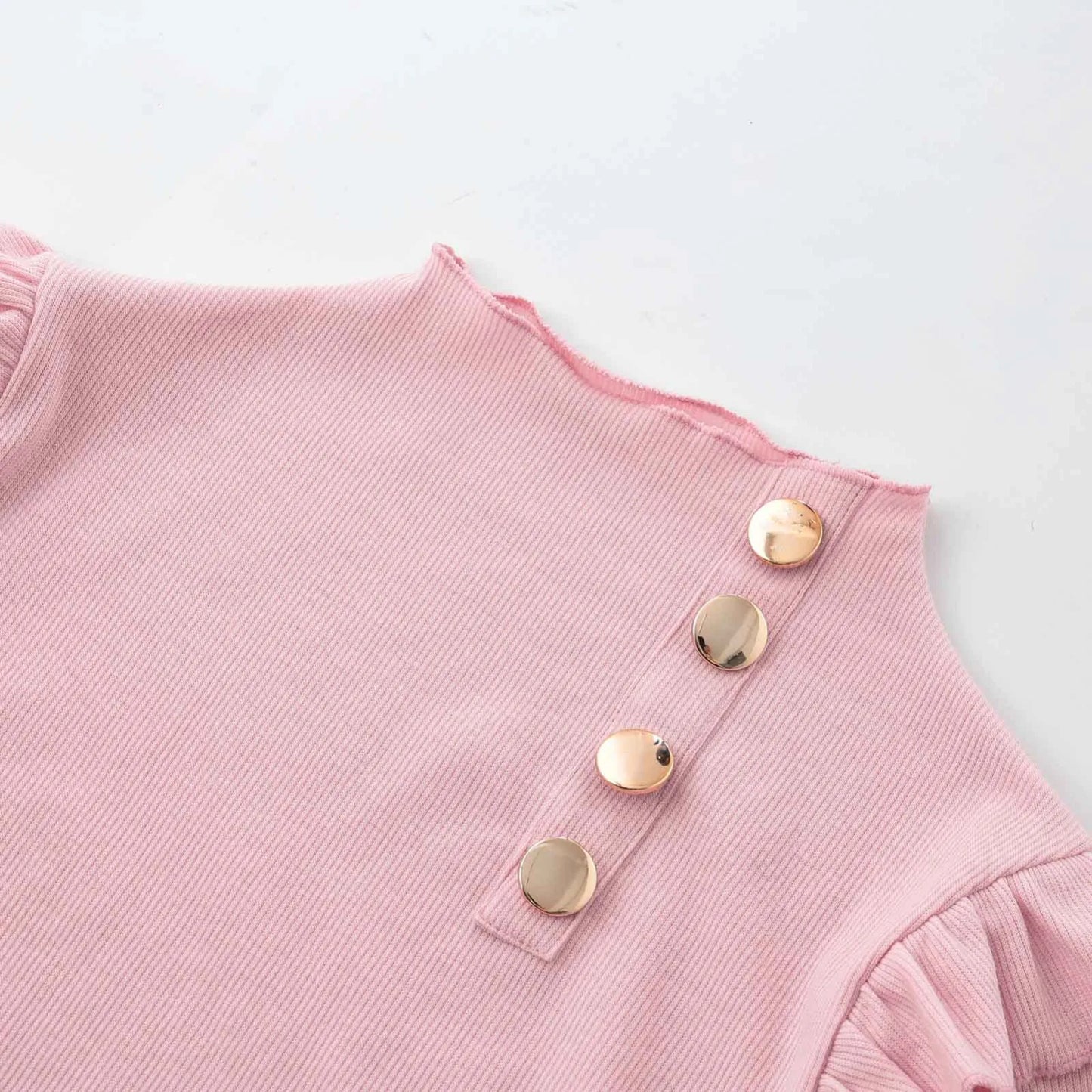Camisas de lino para mujer, blusa ajustada con botones y mangas largas con volantes