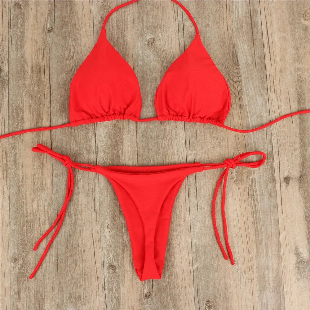 Thong Bikini Set