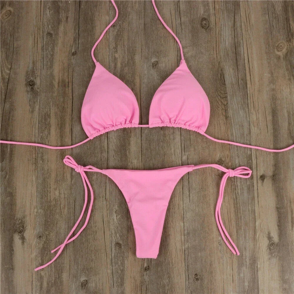 Thong Bikini Set