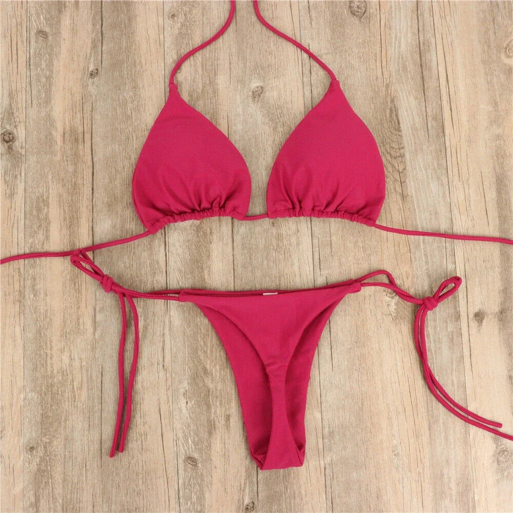 Thong Bikini Set